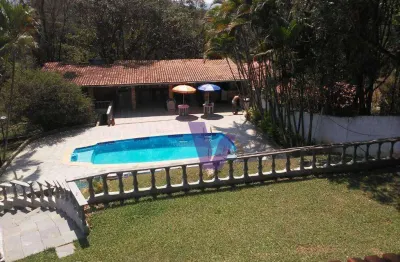 Chácara com 4 dormitórios à venda, 4787 m² por r$ 2.230.000 - chácara jaguari (fazendinha) - santana de parnaíba/sp