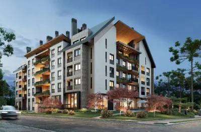 Apartamento 2 quartos sendo 1 suíte para venda no bairro planalto em gramado