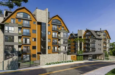 Apartamento 2 quartos sendo 2 suítes para venda no bairro planalto em gramado