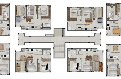 Apartamento 2 quartos para venda no bairro petrópolis em passo fundo