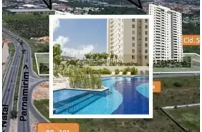 Apartamento com 2 quartos à venda na Avenida dos Caiapós, 5, Pitimbu, Natal