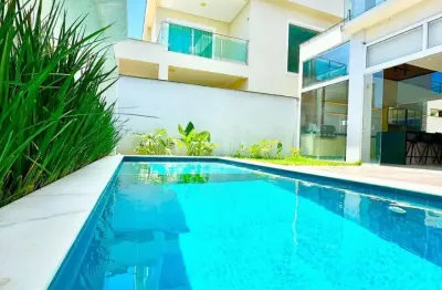 Casa em condomínio fechado com 5 quartos à venda na avenida eliza branco pereira dos santos, 4, parque das nações, parnamirim, 300 m2 por r$ 1.300.000