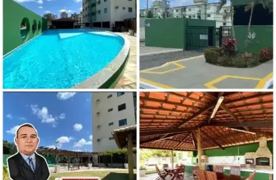 Apartamento com 3 quartos à venda na rua santa gema, 1, emaús, parnamirim, 68 m2 por r$ 300.000