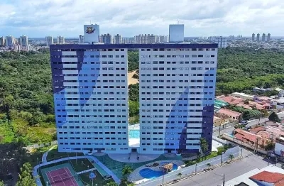 Apartamento com 2 quartos à venda na rua historiador francisco fausto de souza, 4, capim macio, natal, 55 m2 por r$ 250.000