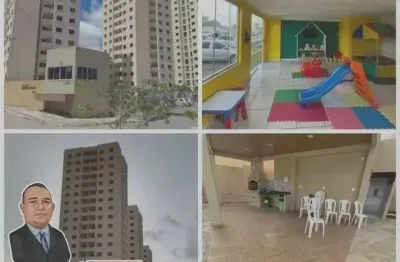 Apartamento com 2 quartos à venda na rua rio paranapanema, 4, pitimbu, natal, 50 m2 por r$ 180.000