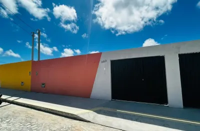 Casa com 2 quartos para alugar na rua joaquim de góis, 44, portal do sol, extremoz, 65 m2 por r$ 650