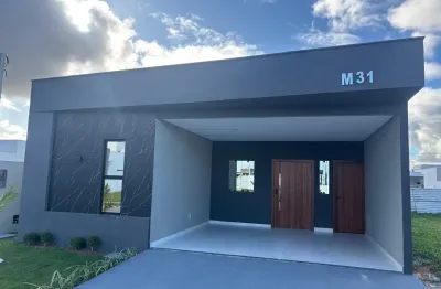 Casa em condomínio fechado com 3 quartos à venda na Rua Japão, 3, Parque das Nações, Parnamirim, 119 m2 por R$ 550.000