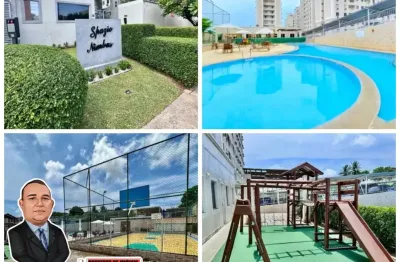 Apartamento com 2 quartos à venda na Avenida Abel Cabral, 3, Nova Parnamirim, Parnamirim, 57 m2 por R$ 250.000