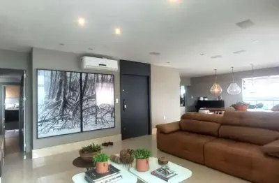 Cop 30 - apartamento mobiliado de 4 suítes sendo 1 master mais gabinete! área privativa de 274m². 3 vagas de garagem. nascente.