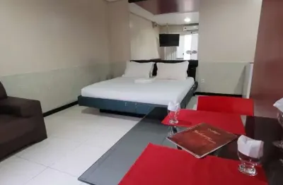 -cop 30 - apartamento com 1 suíte na pousada valency! -área privativa de 25m² - apto 06 -1 vaga de garagem.