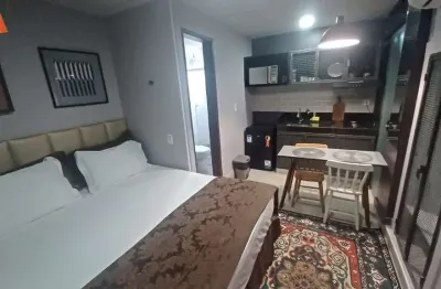 Apartamento  mobiliado tipo stúdio no bairro do marco. Área privativa de 17m² - apto 116 nascente.