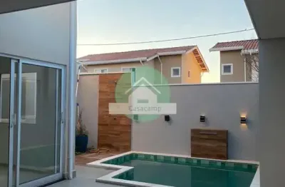 Casa em condomínio fechado com 3 quartos à venda na rua osvaldo bottcher, 276, parque jambeiro, campinas, 184 m2 por r$ 905.000