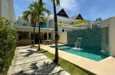 Casa em condomínio para venda em rio de janeiro, barra da tijuca, 4 dormitórios, 4 suítes, 5 banheiros, 3 vagas