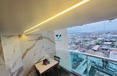 Apartamento com 2 quartos à venda na comendador martins, --, vila mathias, santos por r$ 550.000