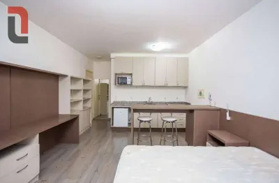 Studio com 1 quarto para alugar, 30 m² por r$ 1.950/mês - centro cívico - curitiba/pr