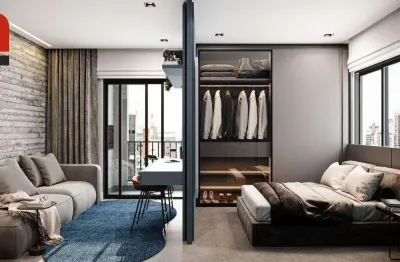 Studio com 1 quarto à venda, 26 m² por r$ 422.700 - água verde - curitiba/pr