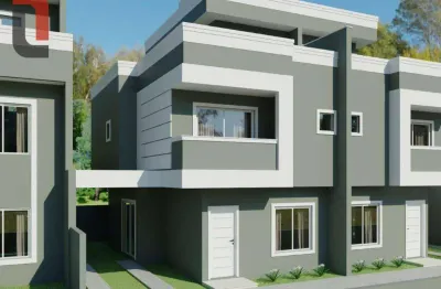 Sobrado com 3 dormitórios à venda, 135 m² por r$ 700.000,00 - cajuru - curitiba/pr