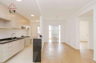 Apartamento com 2 quartos para alugar, 55 m² por r$ 2.500/mês - rebouças - curitiba/pr