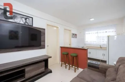 Apartamento com 1 quarto para alugar, 32 m² por r$ 1.600/mês - portão - curitiba/pr