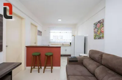 Apartamento com 1 quarto para alugar, 32 m² por r$ 1.600/mês - portão - curitiba/pr