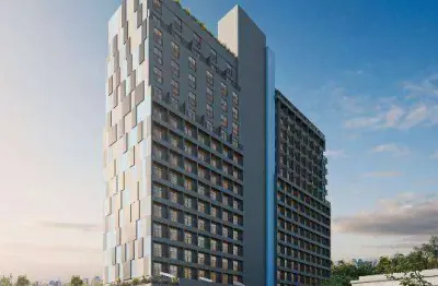 Studio com 1 quarto à venda, 16 m² por r$ 210.000 - portão - curitiba/pr