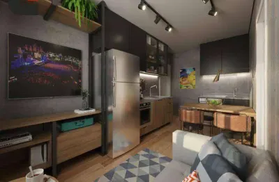 Apartamento com 1 quarto à venda, 24 m² por r$ 260.000 - centro - curitiba/pr