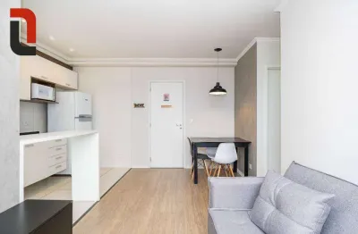 Apartamento com 2 quartos para alugar, 47 m² por r$ 2.600/mês - capão raso - curitiba/pr