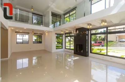 Casa com 5 quartos, 580 m² - venda por r$ 3.190.000 ou aluguel por r$ 16.500/mês - alphaville graciosa - pinhais/pr