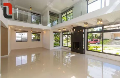 Casa com 5 quartos, 580 m² - venda por r$ 3.190.000 ou aluguel por r$ 16.500/mês - alphaville graciosa - pinhais/pr