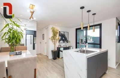 Apartamento com 2 quartos à venda, 53 m² por r$ 550.000 - novo mundo - curitiba/pr