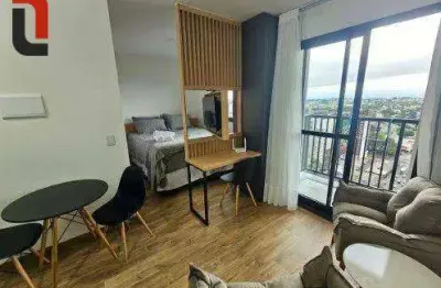 Studio com 1 quarto para alugar, 26 m² por r$ 2.200/mês - centro - curitiba/pr