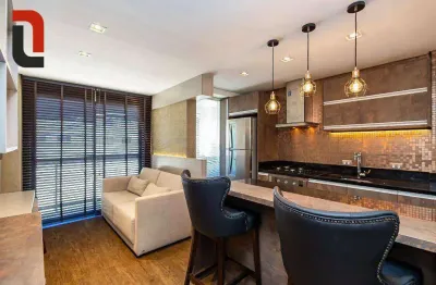 Apartamento com 1 quarto para alugar por r$ 3.000/mês - mercês - curitiba/pr
