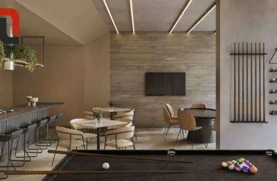 Auth - apto 58m² 1 quarto, sacada gourmet e 1 vaga no centro cívico