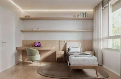 Ara - apto 76m² 2 quartos, sacada gourmet e 1 vaga no água verde