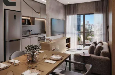 Moní - Apto 55m² 2 quartos, sacada gourmet e 1 vaga no Alto da Glória