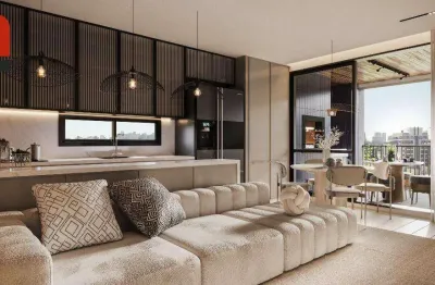 Oslo Apto 90m² 3 quartos, sacada gourmet e 1 vaga no Santa Quitéria