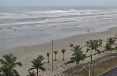 Apto pé na areia, frente mar, novo 2 dorm vista mar definitiva