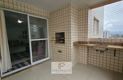 3 Dorm 122,00 úteis 2 vagas, varanda gourmet, 200 mts Mar lazer de Clube.