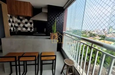 Apartamento à venda 115m² 3 quartos 1 suíte 2 vagas | vila valparaíso - santo andré - sp