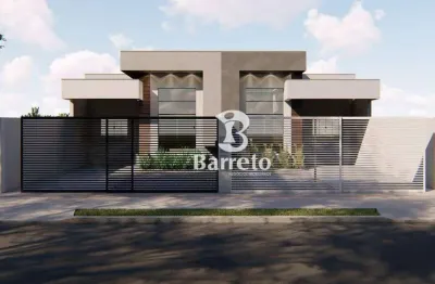 Casa com 3 dormitórios à venda, 130 m² por r$ 550.000,00 - sabará iii - londrina/pr