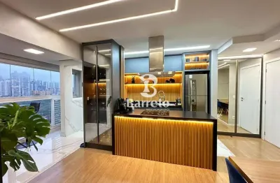 Apartamento com 2 dormitórios, sala estendida, vista para o lago igapó à venda, 73 m² por r$ 780.000 - jardim presidente - londrina/pr.