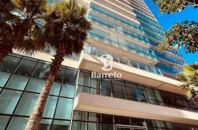 Apartamento com 1 dormitório para alugar, 44 m² por r$ 3.700,00/mês - gleba palhano - londrina/pr