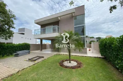 Sobrado com 4 dormitórios para alugar, 271 m² por r$ 10.500/mês - alphaville 2 - londrina/pr