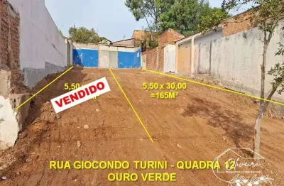 Terreno à venda no Jardim Ouro Verde, Bauru 