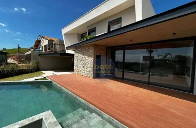 Casa com 4 dormitórios à venda, 377 m² por r$ 6.400.000,00 - condomínio campos de santo antonio ii - itu/sp