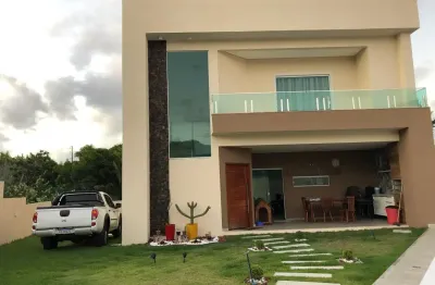 Bellísima casa com piscina 4/4 no melhro condominio de barra de jacuipe projeto moderno