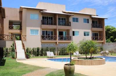 Apartamento 2 suítes à venda em guarajuba residencial canoas 2 | piscina e segurança 24h