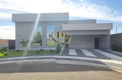 Casa de luxo em condomínio: 3 quartos, 3 suítes, 3 salas, 3 banheiros, 4 vagas e 242m² em americana-sp, jd. santa lúcia.