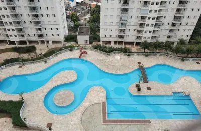 Apartamento 3 quartos, Acqua Play, Santos, vista piscina e sol da manhã