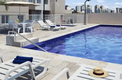 Apartamento de 42m², 2 dorms, vaga de garagem. 5 min da estação vila das belezas
